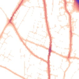 Daytime road noise heatmap for TQ12 3JL