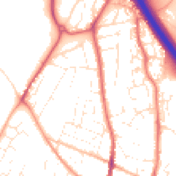 Daytime road noise heatmap for TQ12 3LZ