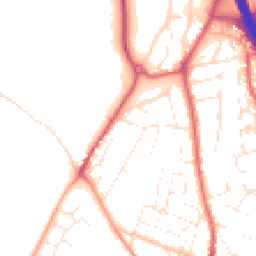 Daytime road noise heatmap for TQ12 3PA