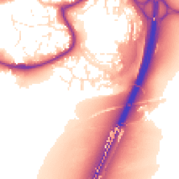 Daytime road noise heatmap for TQ12 3SQ