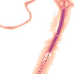 Night-time road noise heatmap for TQ12 3SQ