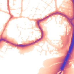 Daytime road noise heatmap for TQ12 3SS