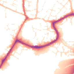 Daytime road noise heatmap for TQ12 3ST