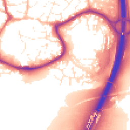 Daytime road noise heatmap for TQ12 3SX