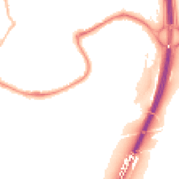 Night-time road noise heatmap for TQ12 3SX