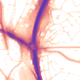 Daytime road noise heatmap for TQ12 4AZ