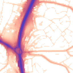 Daytime road noise heatmap for TQ12 4BJ