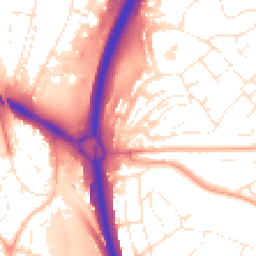 Daytime road noise heatmap for TQ12 4DA