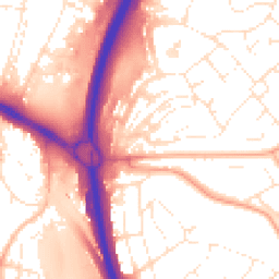 Daytime road noise heatmap for TQ12 4DX