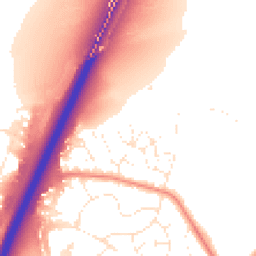Daytime road noise heatmap for TQ12 4FR