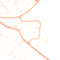 Daytime road noise heatmap for TQ12 4JW