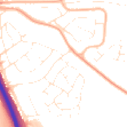 Daytime road noise heatmap for TQ12 4NT