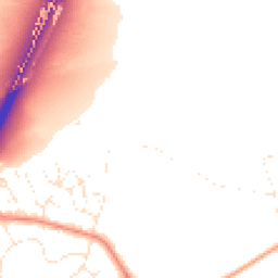 Daytime road noise heatmap for TQ12 4SA