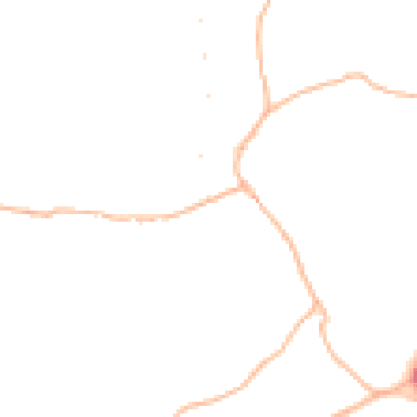 Daytime road noise heatmap for TQ12 4ST