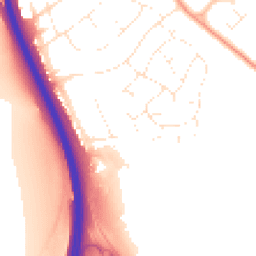 Daytime road noise heatmap for TQ12 4TN