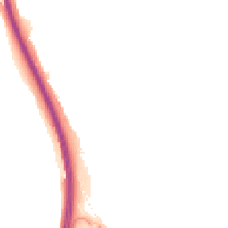 Night-time road noise heatmap for TQ12 4TN