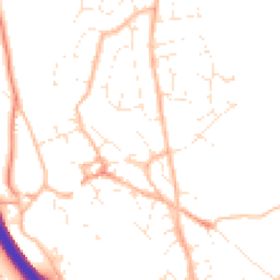 Daytime road noise heatmap for TQ12 5DB