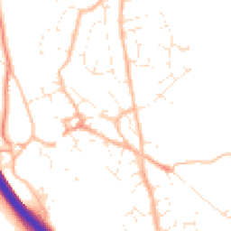 Daytime road noise heatmap for TQ12 5DF
