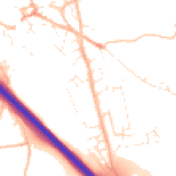 Daytime road noise heatmap for TQ12 5EZ