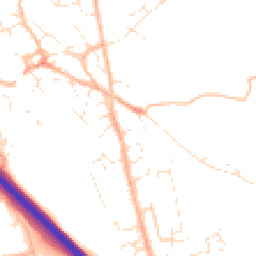 Daytime road noise heatmap for TQ12 5HA