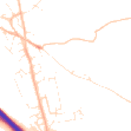 Daytime road noise heatmap for TQ12 5JD