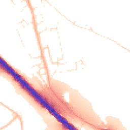 Daytime road noise heatmap for TQ12 5JL