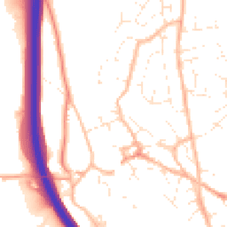 Daytime road noise heatmap for TQ12 5JT