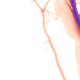 Daytime road noise heatmap for TQ12 5ND