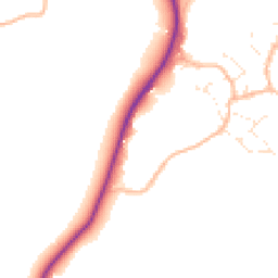 Daytime road noise heatmap for TQ12 5NG