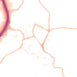 Daytime road noise heatmap for TQ12 5NS