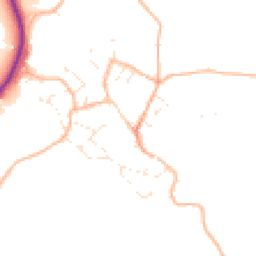 Daytime road noise heatmap for TQ12 5NT