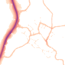 Daytime road noise heatmap for TQ12 5NW