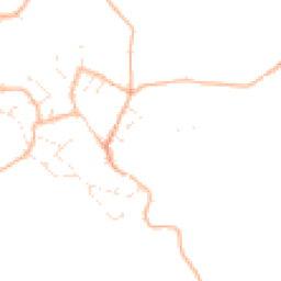 Daytime road noise heatmap for TQ12 5PN