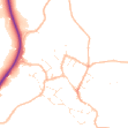Daytime road noise heatmap for TQ12 5PS