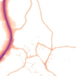 Daytime road noise heatmap for TQ12 5PT