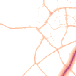 Daytime road noise heatmap for TQ12 5QH