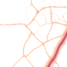 Daytime road noise heatmap for TQ12 5QL