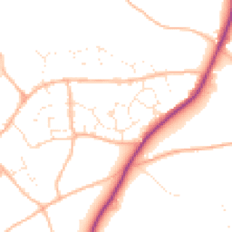 Daytime road noise heatmap for TQ12 5QT