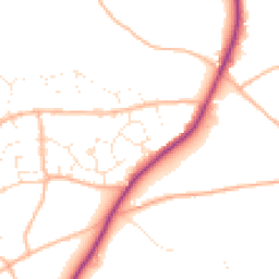 Daytime road noise heatmap for TQ12 5QY