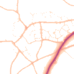 Daytime road noise heatmap for TQ12 5QZ