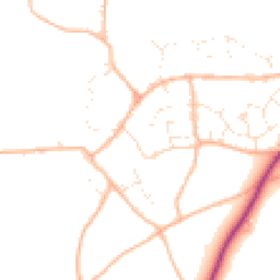 Daytime road noise heatmap for TQ12 5RJ