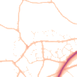 Daytime road noise heatmap for TQ12 5SQ