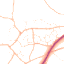 Daytime road noise heatmap for TQ12 5SW