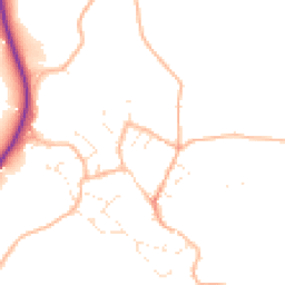Daytime road noise heatmap for TQ12 5YE