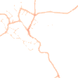 Daytime road noise heatmap for TQ12 5YF
