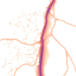 Daytime road noise heatmap for TQ12 6BT