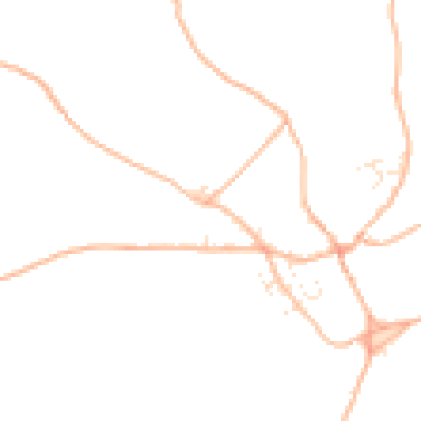 Daytime road noise heatmap for TQ12 6DT