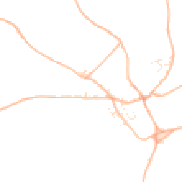 Daytime road noise heatmap for TQ12 6DZ