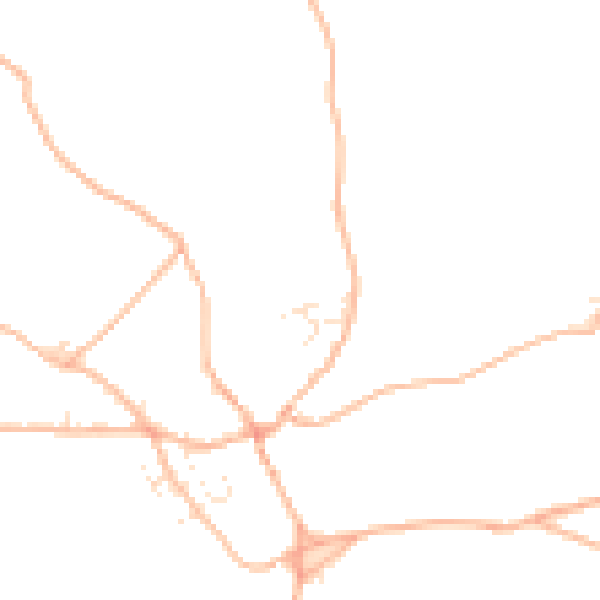 Daytime road noise heatmap for TQ12 6EU