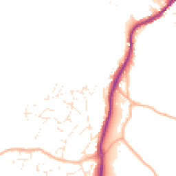 Daytime road noise heatmap for TQ12 6FA